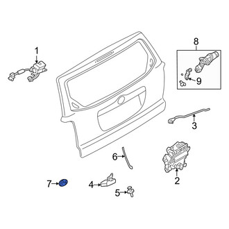 Mazda OE - Rear Liftgate Stop Bumper