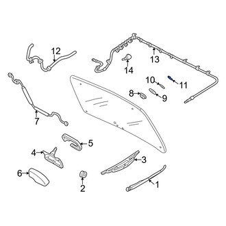 Mazda OE - Rear Wiper Linkage Nut