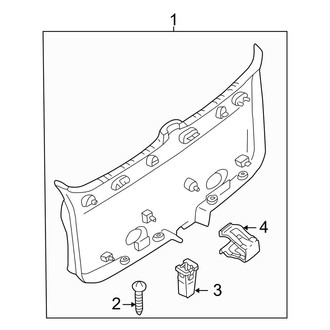 Mazda OE - Lift Gate - Interior Trim