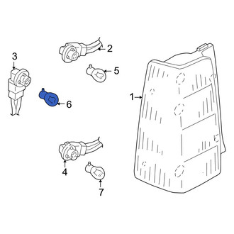 Mazda OE - Rear Back Up Light Bulb