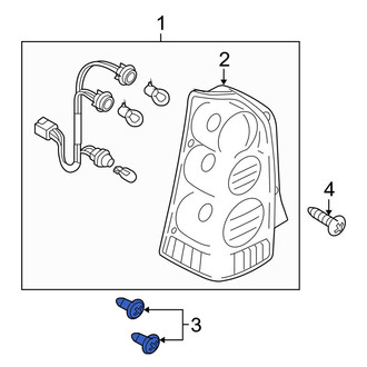 Mazda OE - Tail Light Screw