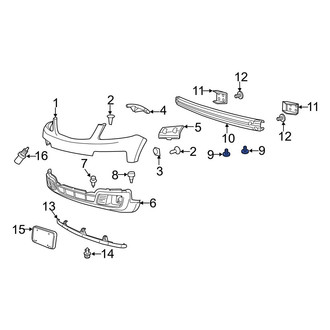 Mazda OE - Fender Liner Nut