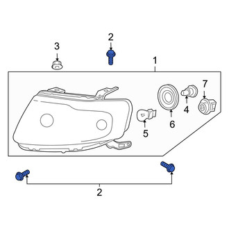 Mazda OE - Headlight Mounting Bolt
