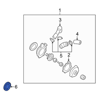 Mazda OE - Engine Water Pump Pulley