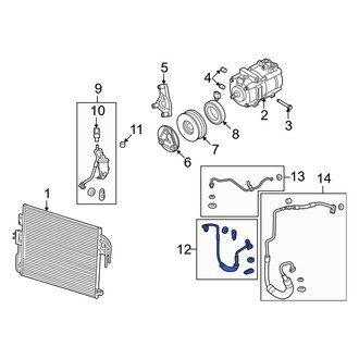 Mazda OE - A/C Refrigerant Discharge Hose