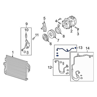 Mazda OE - A/C Pipe
