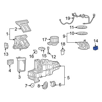 Mazda OE - HVAC Air Inlet Door Actuator