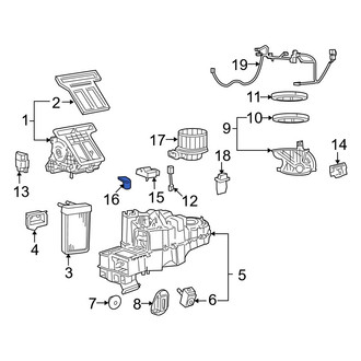 Mazda OE - HVAC Blower Motor Bracket