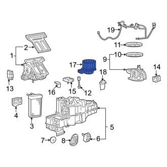 Mazda OE - HVAC Blower Motor