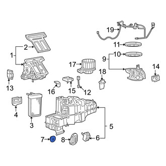 Mazda OE - A/C Refrigerant Line Grommet