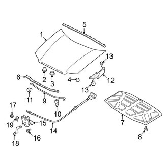 Mazda OE - Hood & Components