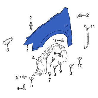 Mazda OE - Front Right Fender