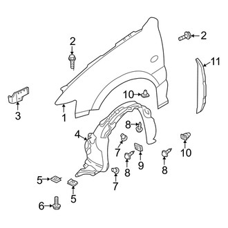 Mazda OE - Fender & Components