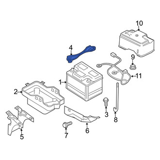 Mazda OE - Battery Hold Down