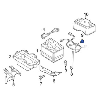 Mazda OE - Battery Hold Down Nut