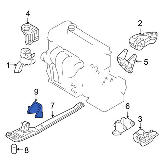 Mazda OE - Automatic Transmission Mount Bracket