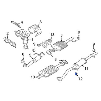 Mazda OE - Exhaust System Hanger