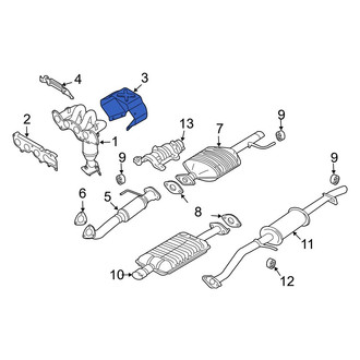 Mazda OE - Exhaust Manifold Heat Shield