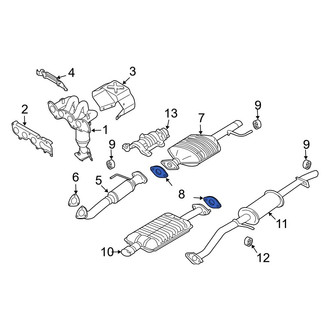 Mazda OE - Exhaust Muffler Gasket