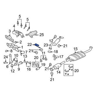 Mazda OE - Exhaust Muffler Bracket