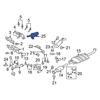 Mazda OE - Exhaust Manifold Heat Shield