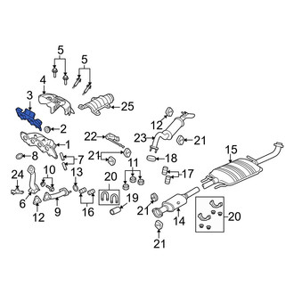 Mazda OE - Exhaust Manifold Gasket