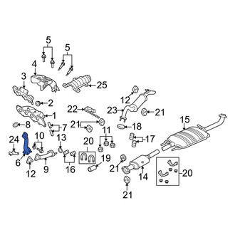 Mazda OE - Exhaust Intermediate Pipe