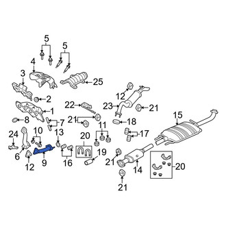 Mazda OE - Exhaust Intermediate Pipe