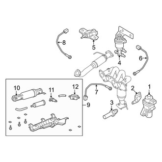 Mazda OE - Emission System - Emission Components
