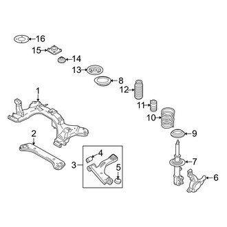 Mazda OE - Front Suspension - Suspension Components
