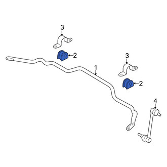 Mazda OE - Front Suspension Stabilizer Bar Bushing