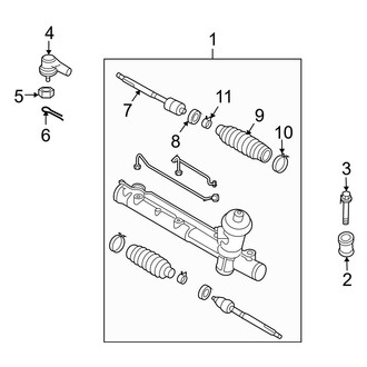 Mazda OE - Steering Gear & Linkage