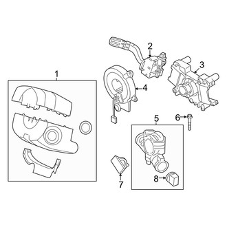 Mazda OE - Steering Column - Shroud, Switches & Levers