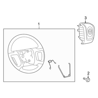 Mazda OE - Steering Wheel & Trim (W/O Cruise Control), (Gas)