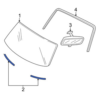 Mazda OE - Windshield Spacer