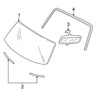 Mazda OE - Windshield - Glass (GS / GT / GX / i / S)