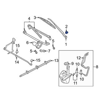 Mazda OE - Wiper Arm Nut