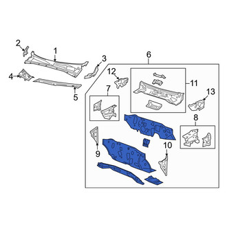 Mazda OE - Firewall