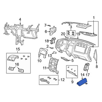 Mazda OE - Upper Instrument Panel Air Bag
