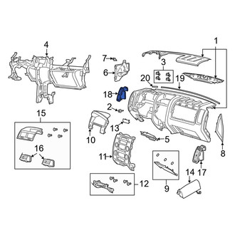 Mazda OE - Left Dashboard Air Vent