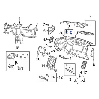 Mazda OE - Instrument Panel Nut