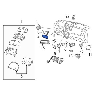 Mazda OE - Instrument Cluster Bezel