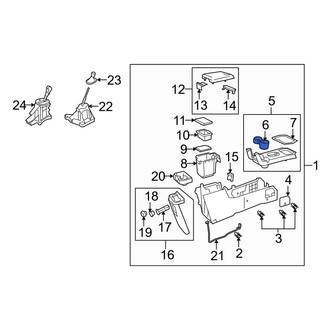 Mazda OE - Front Console Cup Holder