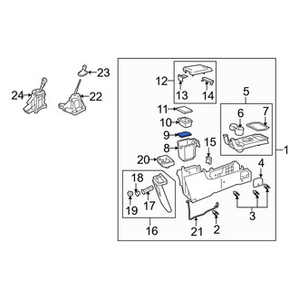 Mazda OE - Center Console Mat