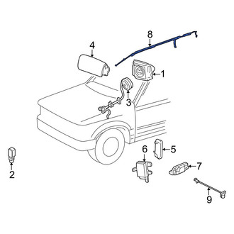 Mazda OE - Left Curtain Air Bag