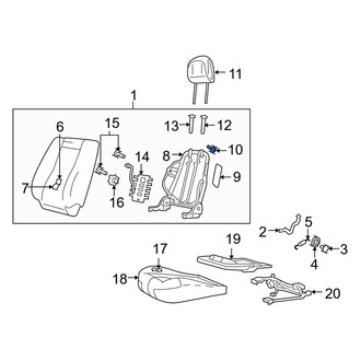 Mazda OE - Seat Air Bag Bolt