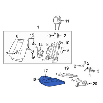 Mazda OE - Front Right Seat Cover