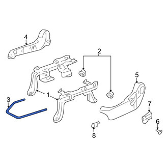 Mazda OE - Right Seat Track Adjust Handle