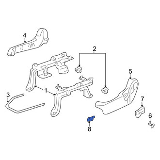 Mazda OE - Seat Track Position Sensor