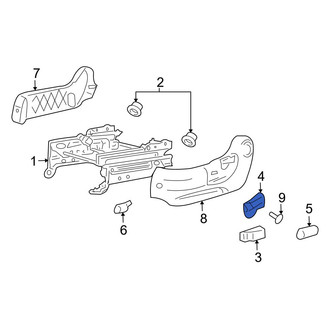 Mazda OE - Front Left Seat Adjustment Knob
